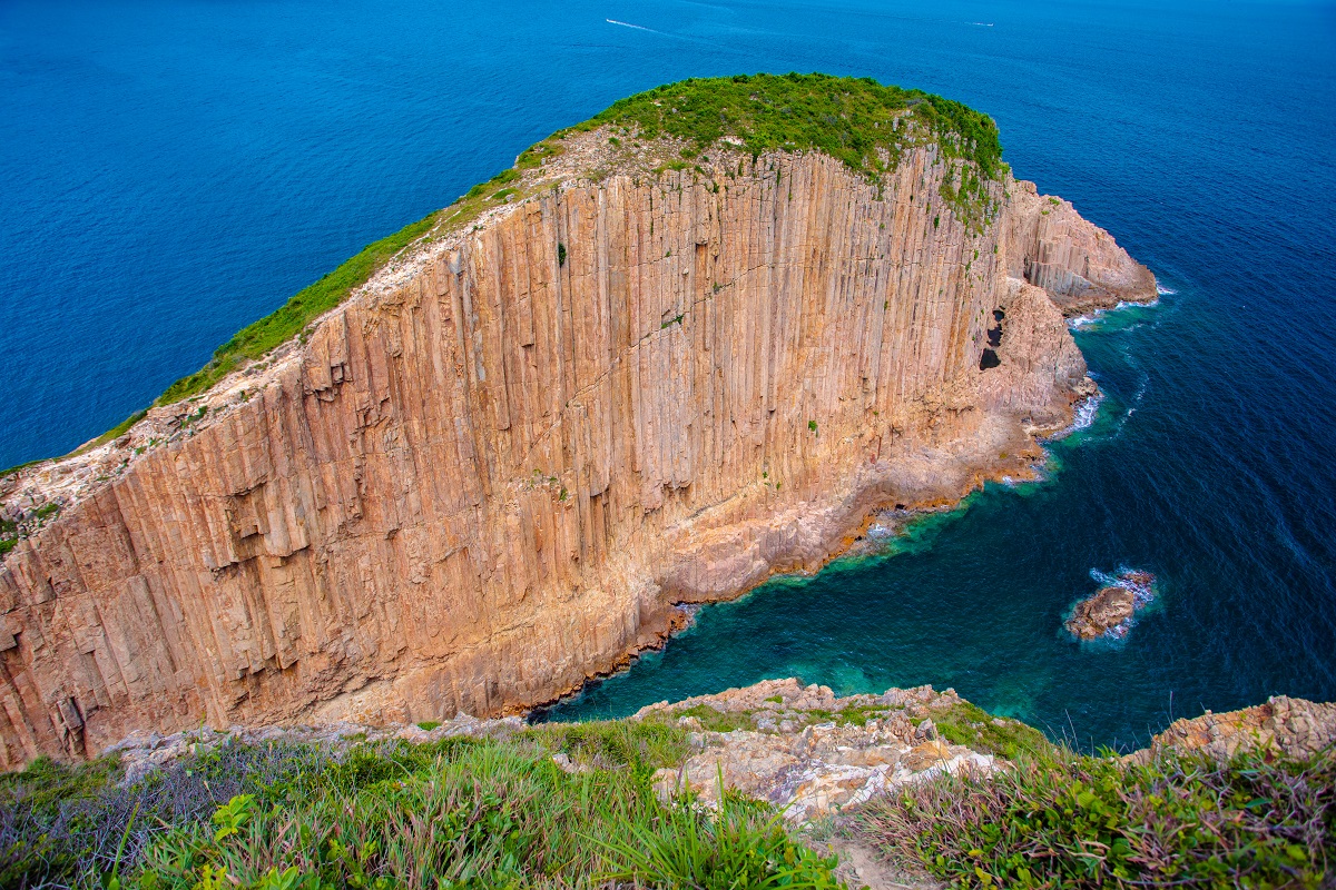 东坝附近破边洲与海岸地质景观